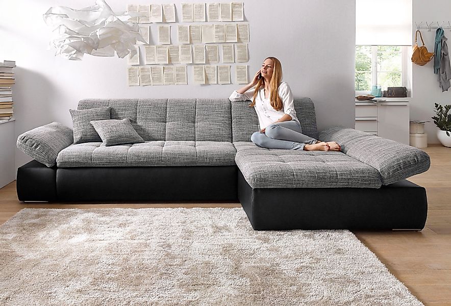 DOMO collection Ecksofa Moric, L-Form, XXL-Sofa günstig online kaufen