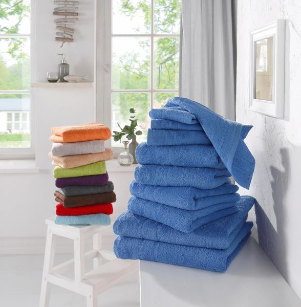 my home Handtuch Set "Inga, Duschtücher, Handtücher, Gästetücher, Seiftüche günstig online kaufen