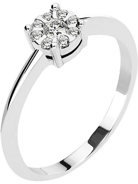 CHRIST Diamantring CHRIST Damen-Damenring 585er Weißgold 1 Diamant günstig online kaufen