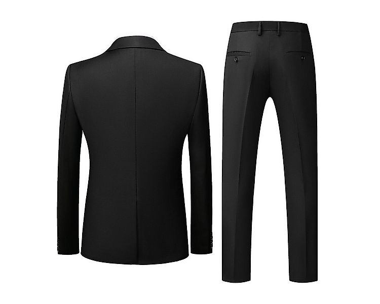 Allthemen Anzug (2 tlg) Herren Anzüge Slim Fit Hochzeitanzug mit einem Knop günstig online kaufen