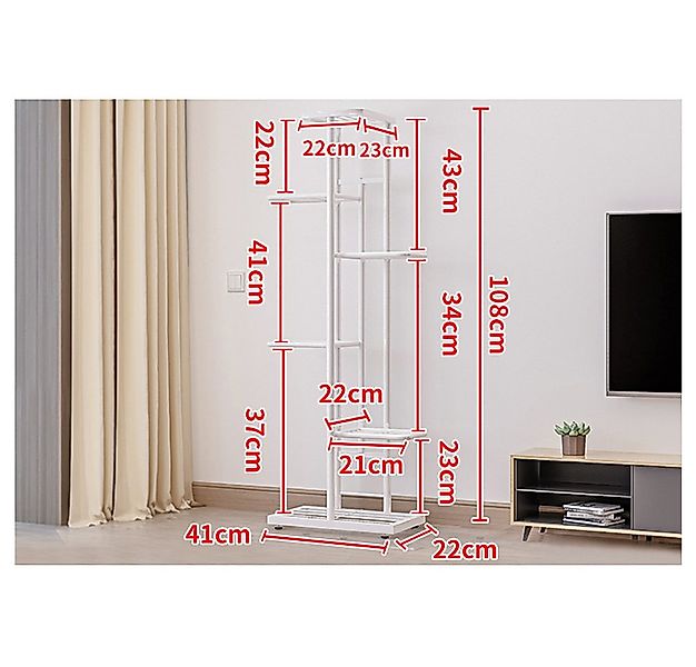 GarveeMore Küchenorganizer-Set 6-Tier Pflanzenständer, 7-Topf Indoor Hohe P günstig online kaufen