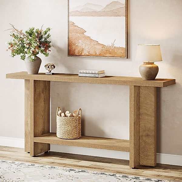Tribesigns Konsolentisch 150 cm Schmal Konsolentisch günstig online kaufen