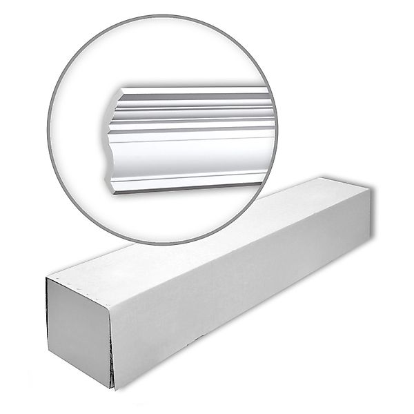 PROFHOME 150179 Eckleisten 1 Karton Set mit 12 Zierleisten 24 m Weiß günstig online kaufen