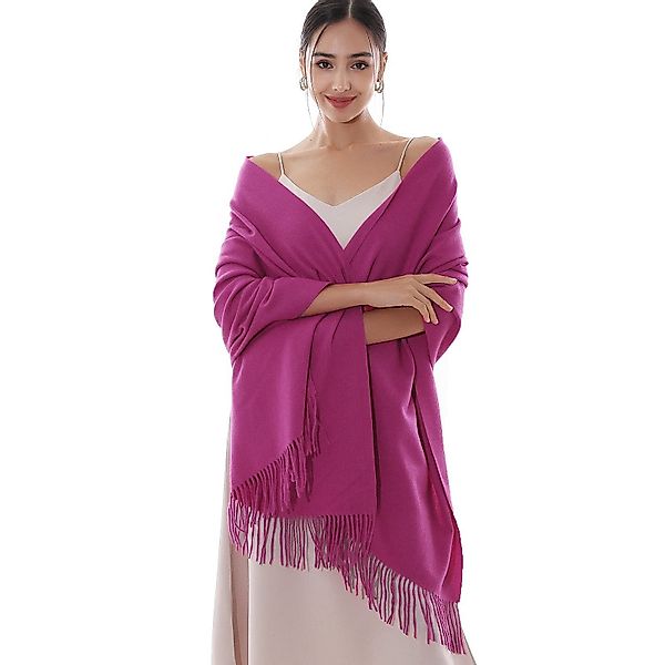 Coonoor Modeschal Damen Schultertuch Abendkleid festlich Schal, mit quasten günstig online kaufen