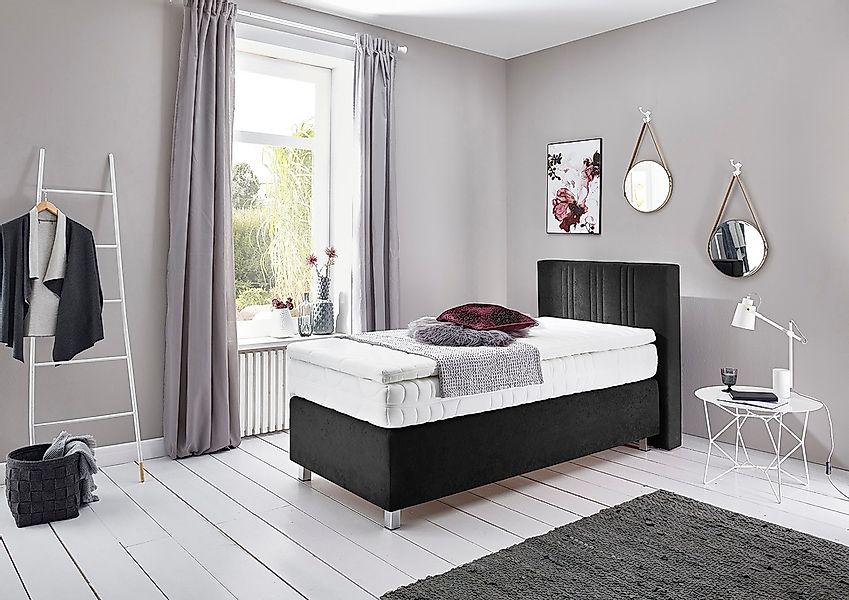 Westfalia Schlafkomfort Boxspringbett wahlweise mit Bettkasten und Topper günstig online kaufen