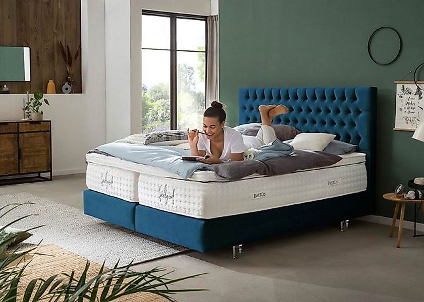 BettCo Boxspringbett Vegas (7-St., 180 x 200 cm), Chesterfield Design, Topp günstig online kaufen