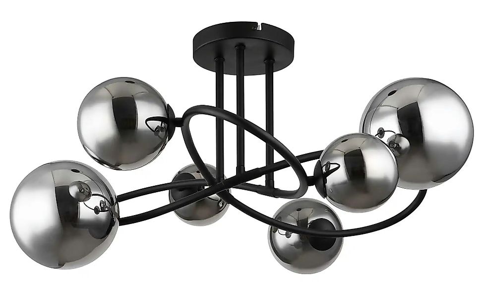 Globo Lighting Deckenleuchte   ¦ schwarz ¦ Maße (cm): B: 62 H: 35 T: 59.0 L günstig online kaufen