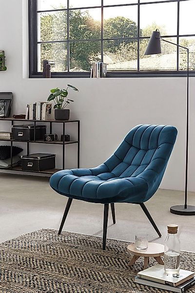 SalesFever Relaxsessel, mit XXL-Steppung, mit schwarzen günstig online kaufen