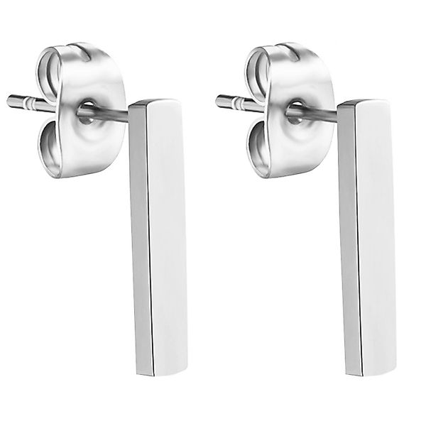 LÖB Paar Ohrstecker 18K Weißgold vergoldet günstig online kaufen