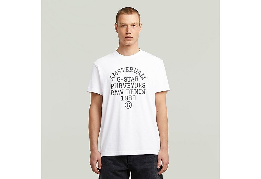 G-STAR T-Shirt Purveyors mit Rundhals, Frontprint günstig online kaufen