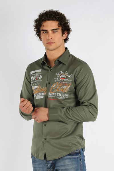 Megaman Jeans Langarmhemd Herren Langarmhemd Elegant günstig online kaufen