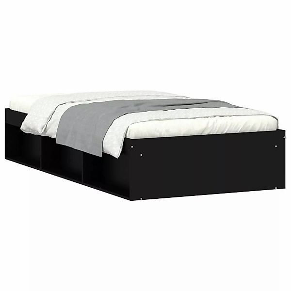vidaXL Bettgestell Schwarz 100x200 cm1909027 günstig online kaufen