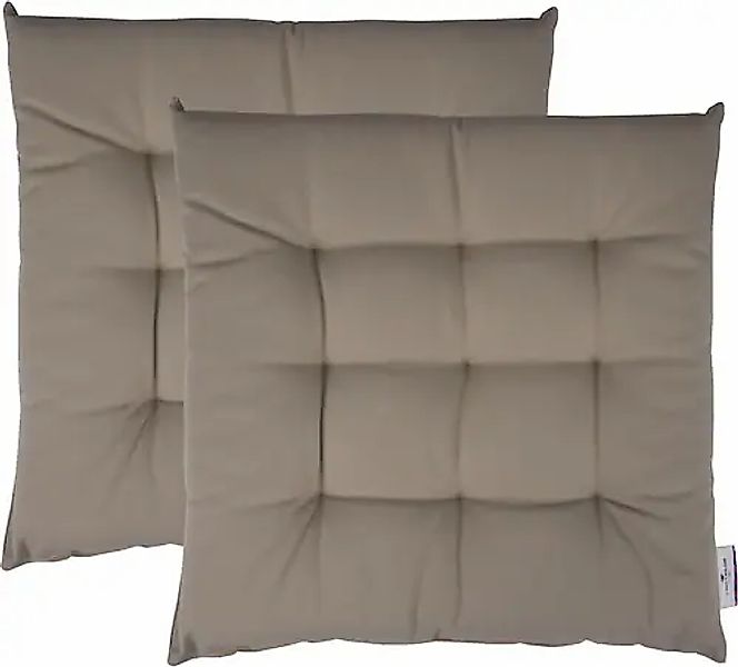 TOM TAILOR HOME Sitzkissen »Dove«, TOM TAILOR unifarbenes, abgestepptes Sit günstig online kaufen