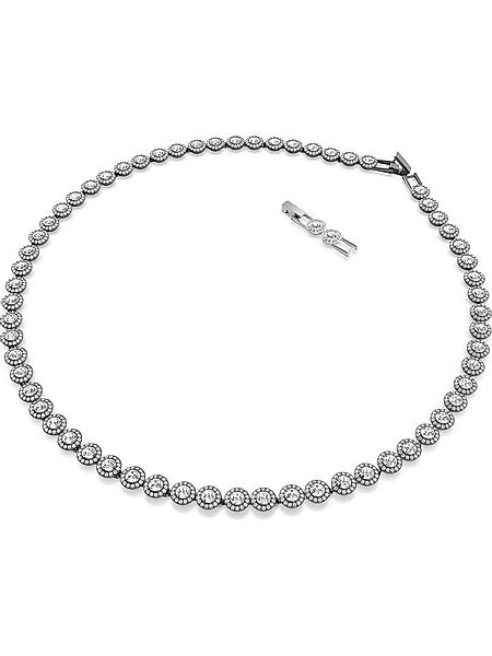 Swarovski Collier Swarovski Damen-Kette Metall Swarovski-Kristall günstig online kaufen