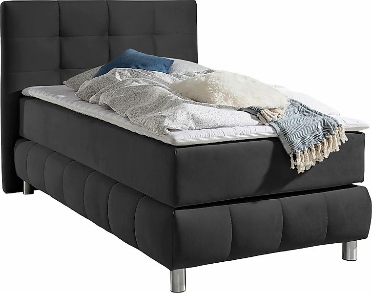 andas Boxspringbett "Salo" incl. Topper, 6 Breiten, 2 Härtegrade, TFK auch günstig online kaufen