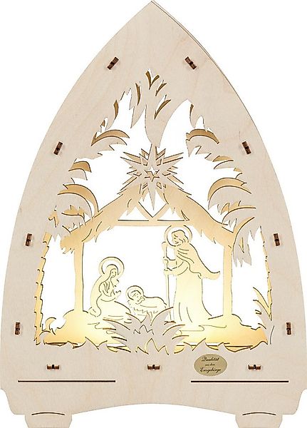 SAICO Original LED Schwibbogen LED-Lichterspitze, Christi Geburt, für Batte günstig online kaufen