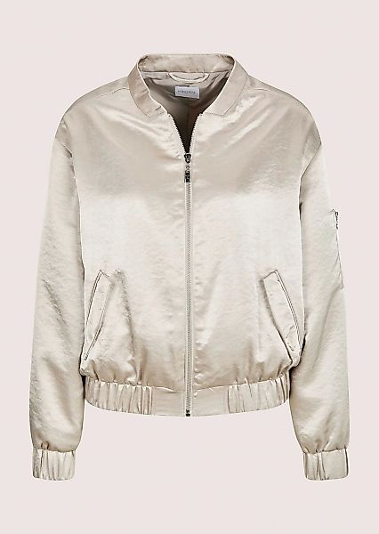 MADELEINE Kurzjacke "Blouson Elegante Glanzjacke mit Stehbund" leicht schim günstig online kaufen