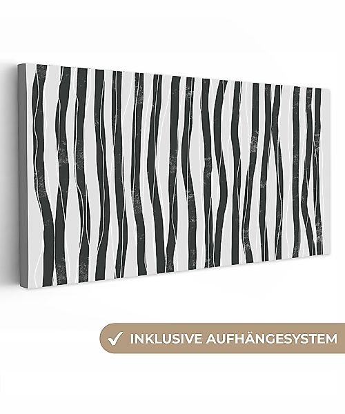 OneMillionCanvasses® Leinwandbild Panorama Kunst - Abstrakt günstig online kaufen