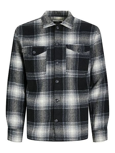 Jack & Jones Langarmhemd JCOEDDIE CHECK WOOL BLEND OVERSHIRT LS Overshirt F günstig online kaufen