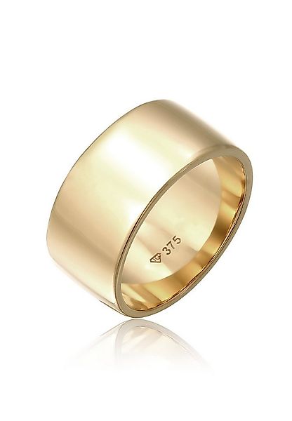 Elli Premium Fingerring Ring Bandring Modern 375 Gelbgold günstig online kaufen