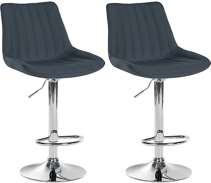 CLP Barhocker Toni Stoff (2er Set, günstig online kaufen