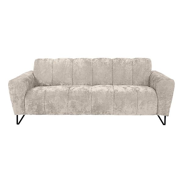 Beautysofa Sofa mit Metallbeine in schwarzer günstig online kaufen