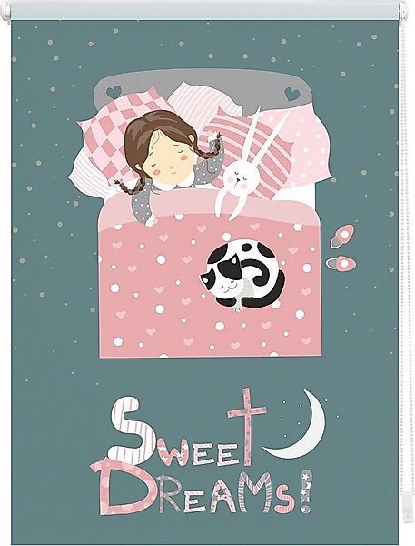 Seitenzugrollo Klemmfix Digital Sweet Dreams, LICHTBLICK ORIGINAL, verdunke günstig online kaufen