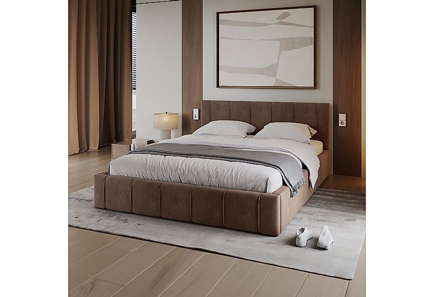 FDM Polsterbett FLORIDA Bettgestell 90x200, 120x200, 140x200, 160x200, 180x günstig online kaufen