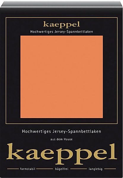 Kaeppel Spannbettlaken Single Jersey Mako Elasthan, günstig online kaufen