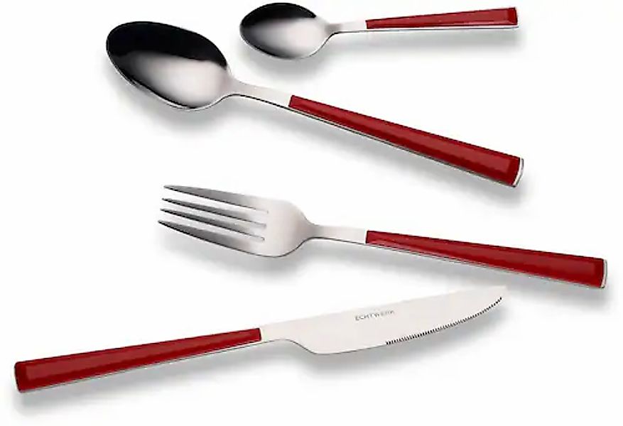 ECHTWERK Besteck-Set »Basic« Camping/Picknickbesteck, Kunststoffgriffe günstig online kaufen