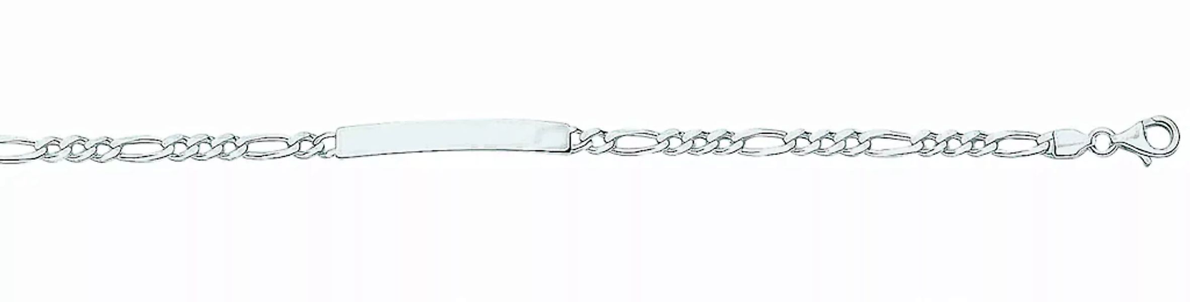 Adelia´s Silberarmband "925 Silber Figaro Armband 19 cm Ø 3,8 mm", Silbersc günstig online kaufen