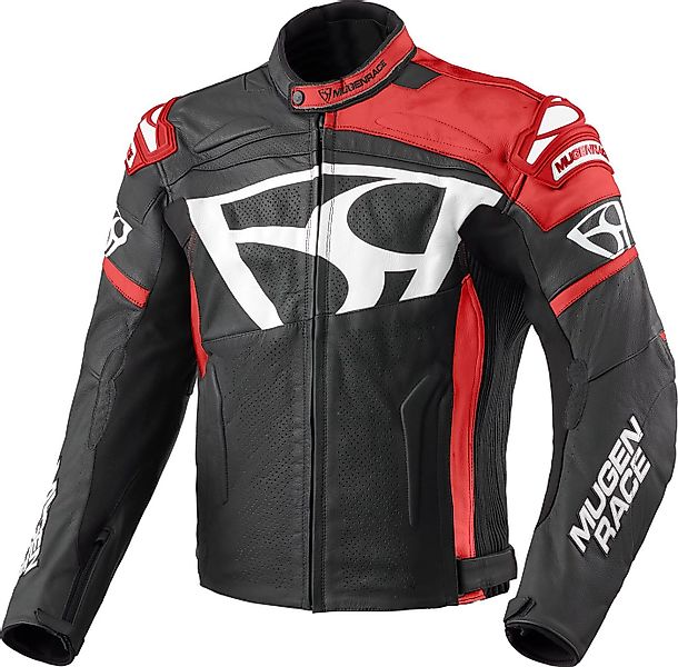 MUGENRACE Motorradjacke Aggressore Motorrad Lederjacke Ellenbogenprotektore günstig online kaufen