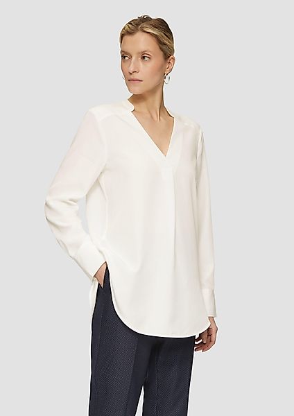 s.Oliver BLACK LABEL Langarmbluse Longbluse aus günstig online kaufen
