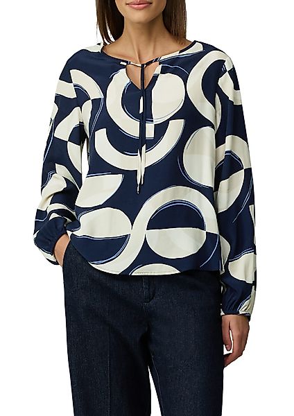 s.Oliver BLACK LABEL Langarmbluse, mit All-Over Print günstig online kaufen