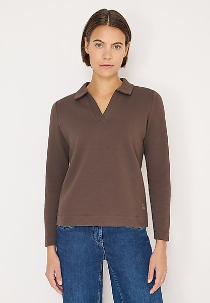 Cecil Langarmshirt aus Baumwolle mit Stretchante günstig online kaufen