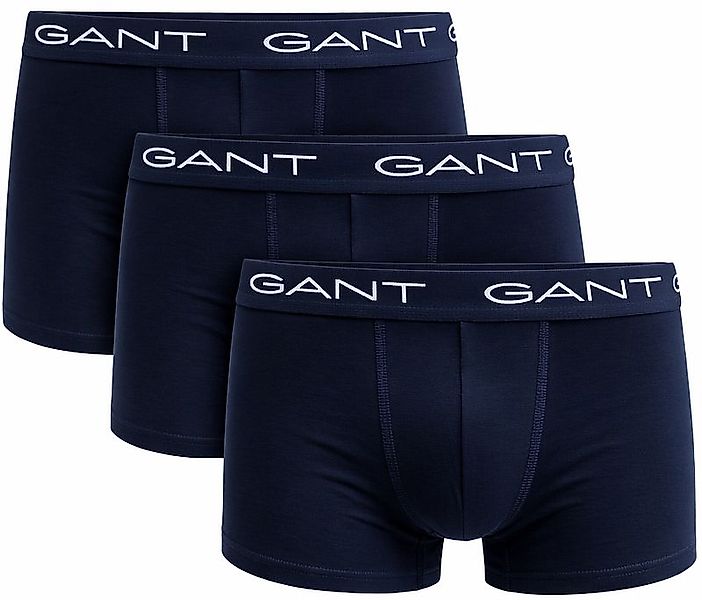 Gant Boxershorts trunk 3er-Pack Navy - Größe S günstig online kaufen