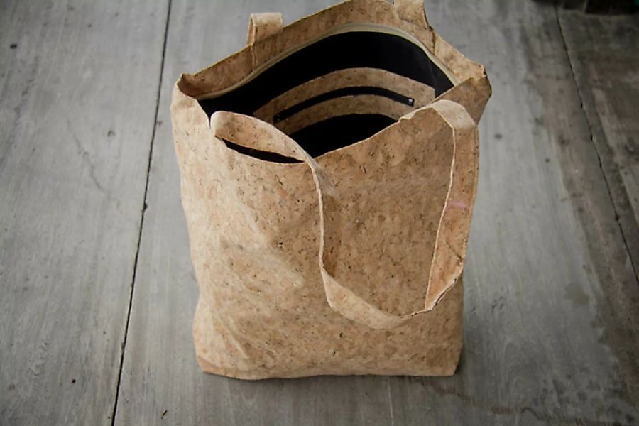 Tote Bag - Vegan, Einkaufstasche Aus Recyceltem Kork. Cork Bag günstig online kaufen