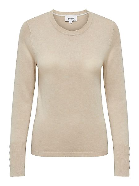 ONLY Rundhalspullover ONLJULIE LIFE LS BUTTON günstig online kaufen