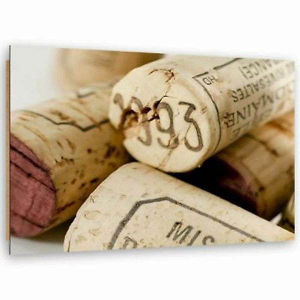 FEEBY® Kunst Weinkorken 2 Leinwandbilder bunt Gr. 60 x 40 günstig online kaufen