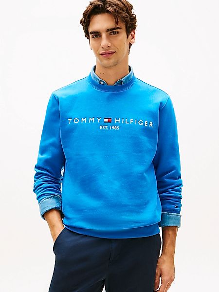 Tommy Hilfiger Sweatshirt "TOMMY LOGO SWEATSHIRT mit Rundhals und Stickerei günstig online kaufen