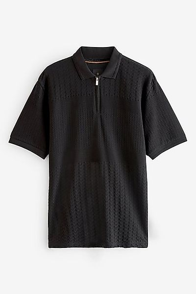 Next Poloshirt Edles Regular Fit Poloshirt mit 1/4-Reißverschluss (1-tlg) günstig online kaufen