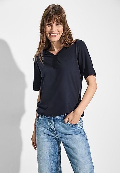 Cecil Tunikashirt mit V-Ausschnitt günstig online kaufen