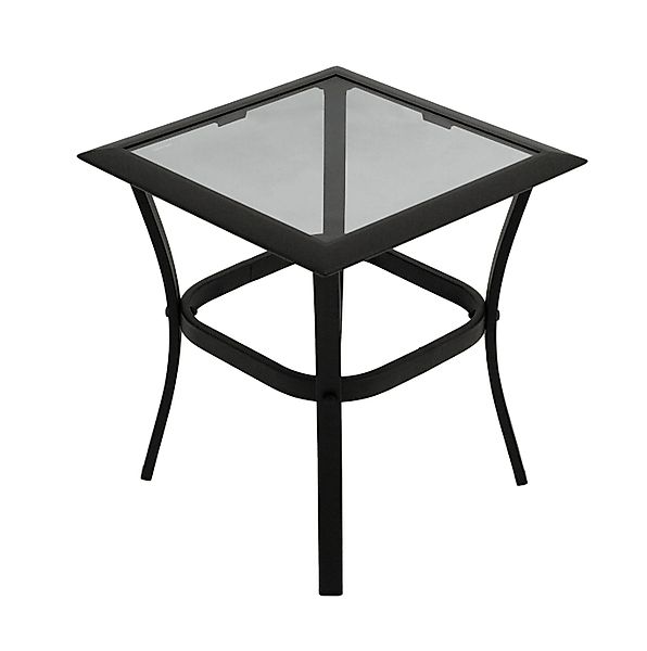 DEGAMO Beistelltisch ZAGREB, 46x46cm, Stahl schwarz günstig online kaufen