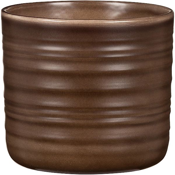 Scheurich Übertopf 850 Ø 28,5 cm x 26 cm Dark Oak günstig online kaufen