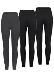 SUBLEVEL Leggings 3er-Pack hoher Bund elastisch günstig online kaufen