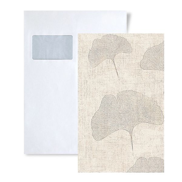 PROFHOME 1 MUSTERSTÜCK S-322653-GU DIN A4 MUSTER der Floral Tapete günstig online kaufen