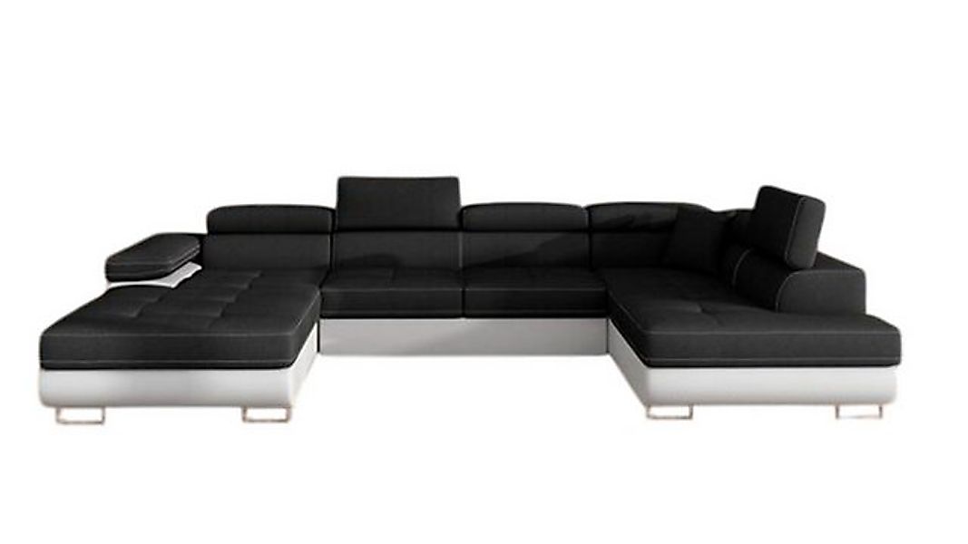 Xlmoebel Ecksofa Stoff U-Form Sofa Wohnlandschaft Eckcouch Garnitur Moderne günstig online kaufen