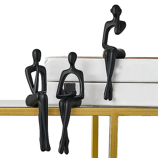SURFOU Dekofigur 3 Stück Denker Statue günstig online kaufen