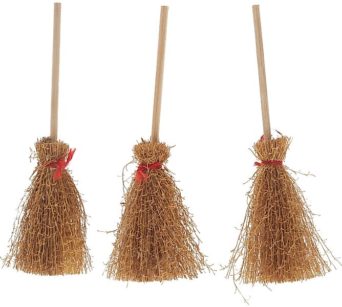 VBS Dekofigur Miniatur Besen (3 St), 3 Stück günstig online kaufen