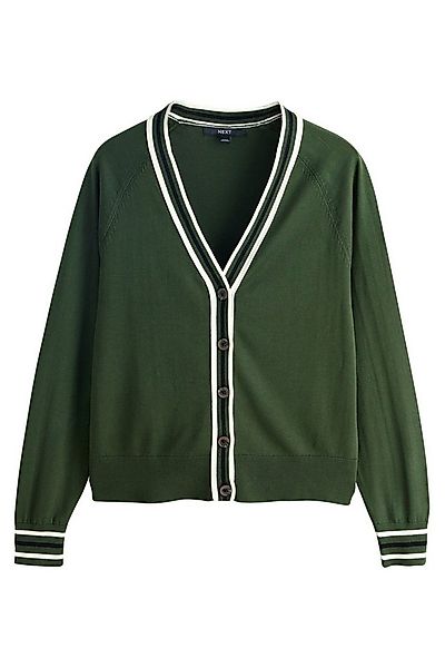 Next Strickjacke Geknöpfte Strickjacke mit V-Ausschnitt (1-tlg) günstig online kaufen